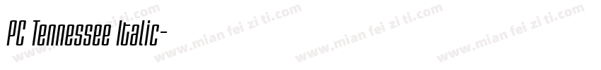 PC Tennessee Italic字体转换